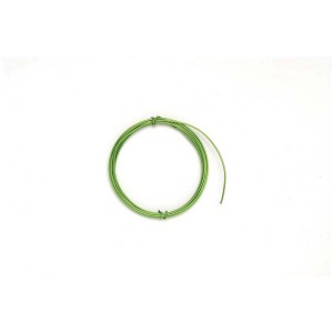 Hellgrüner Deko-Aludraht, 2 mm stark und 2 m lang, ideal zum Schmuckbasteln.