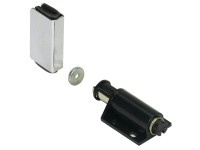 Druckmagnetschnäpper zum Aufschrauben Kunststoff Schwarz