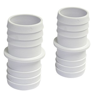 Embouts doubles Steinbach, Ø 38 mm, lot de 2, pour installations de piscine.