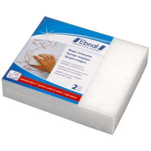 Spugne magiche 2 pz: Gomma per superfici, rimuove macchie e aloni.