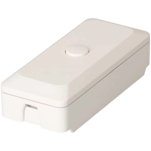 Variateur à cordon LED universel blanc Max Hauri pour installation de lampes.