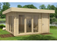 FinnTherm Gartensauna Cubus-70 E 498 cm x 498 cm
