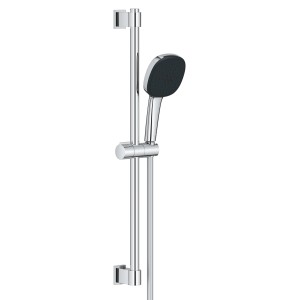 Set doccia Grohe Vitalio Comfort 110 con asta e manopola, 2 getti, cromato.