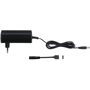 Alimentatore LED Paulmann 36W con spina e adattatore per strisce LED, nero.