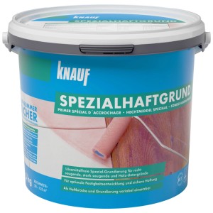 Knauf Spezialhaftgrund, seau de 5 kg. Primaire d'adhérence intérieur et extérieur, pour la préparation des surfaces.
