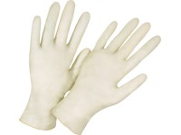 Einweghandschuhe Latex Weiss Gr. M / 100 Stk.