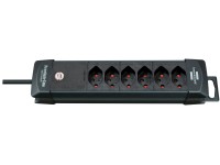 Premium-Line Multipresa H05VV-F 3G 1,5 6x Nero / 3 m