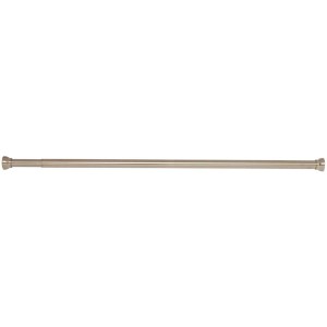 Barre de douche Spirella Kreta brossée, 125-220 cm, en aluminium.
