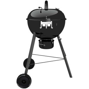 Outdoorchef Chelsea 480 C barbecue a carbone, nero, con termometro sul coperchio e sistema Slide-Trichter.