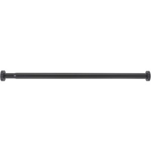 Barre de douche télescopique Wenko Luz noire extensible, 70-115 cm, antirouille.
