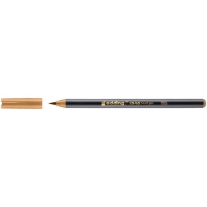 Edding 1340 Brushpen in Ocker, ideal zum Malen und Handlettering. Strichbreite 1-3 mm.