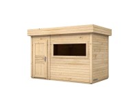 FinnTherm Gartensauna Magnolia Naturbelassen 369 cm x 234 cm FinnTherm Gartensauna Magnolia Naturbelassen 369 cm x 234 cm