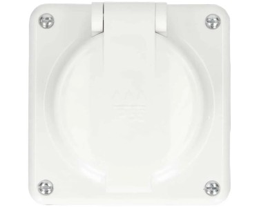 COPERCHIO DELLA BASE DELLA PRESA 2P + TT BIANCO SERIE 75 - G7504160