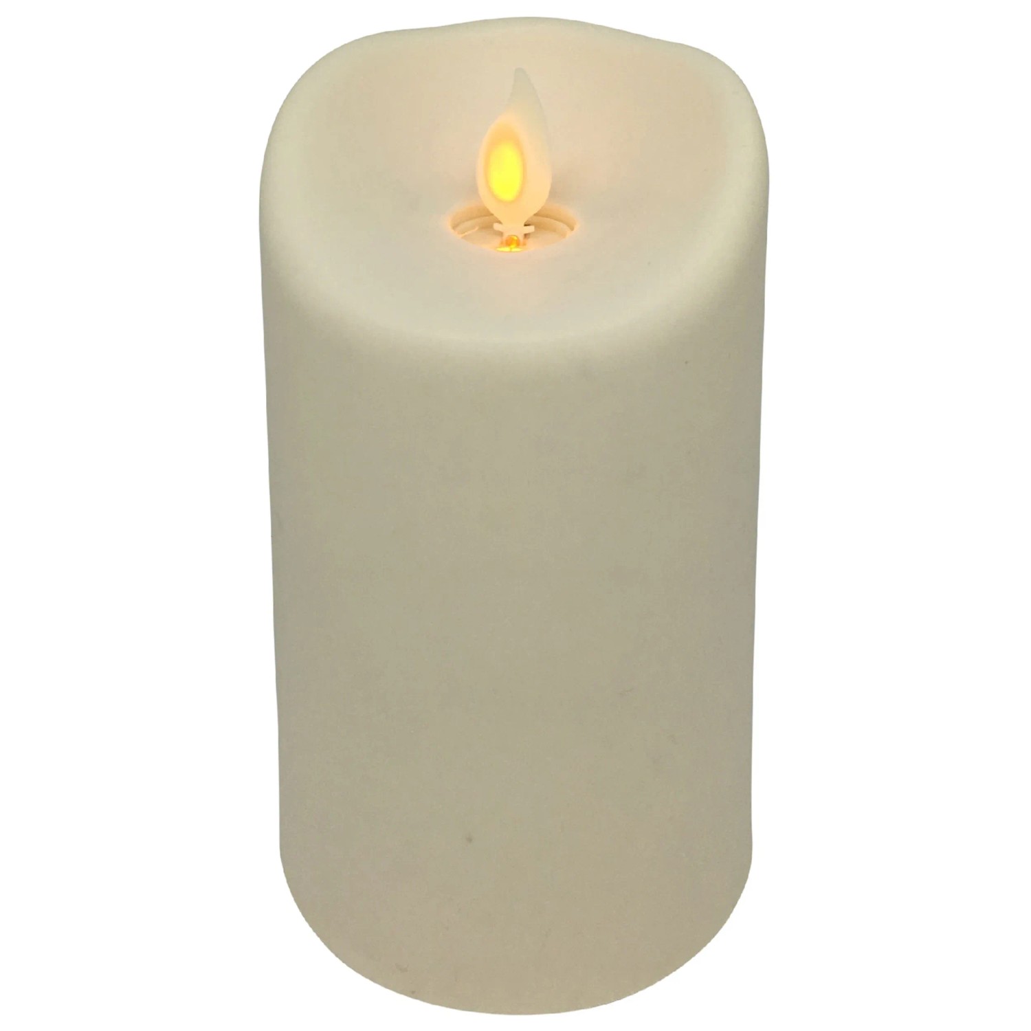 LED-Kerze Outdoor Kunststoff Creme Ø 7,5 x 12,5 cm / 1 Stk. kaufen bei OBI