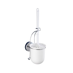 Wenko Ensemble WC Milazzo chromé avec système Vacuum-Loc pour montage mural.