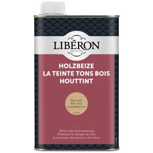 Teinture bois aspect vieilli, pot de 500ml. Idéal pour teinter et rehausser le veinage du bois.