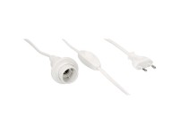 Leuchtengarnitur E14 Weiss Kabellänge 1,5 m