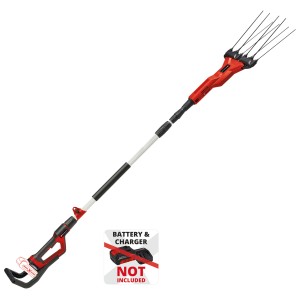 Einhell GE-FS 18/53 Li scuotitore a batteria per olive (senza batteria) per la raccolta delle olive in giardino.
