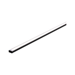 Paulmann Base Profilo, 2 m, con diffusore bianco, anodizzato, per strisce LED.