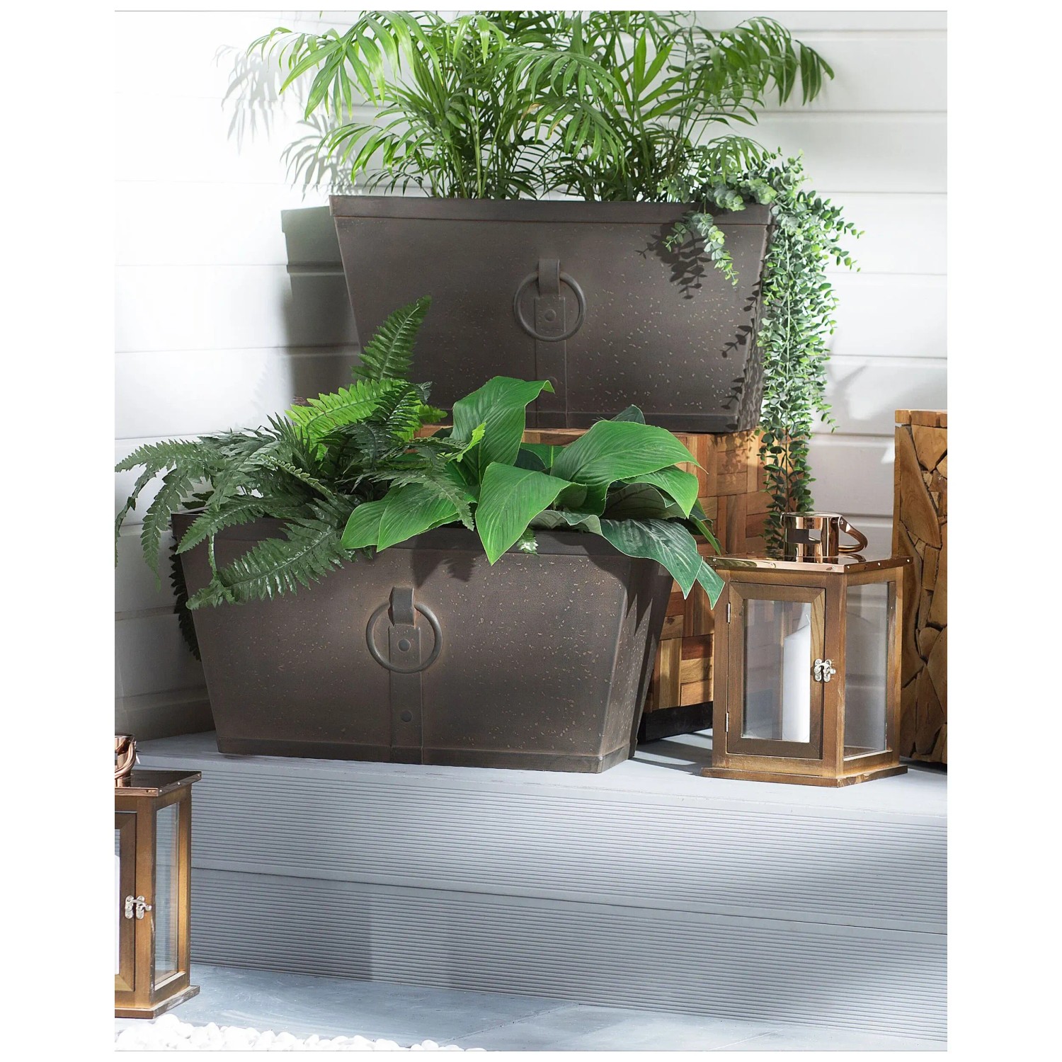 Blim Campana Blumentopf Aus Kunststoff – Dunkelbraun, Ca. 39 Cm Durchmesser – Ideal Für Balkon & Garten