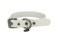 Trixie Halsband CityStyle PVC Hellgrau Gr. S-M / 30-37 cm / 20 mm