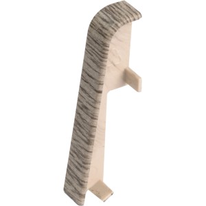 Connettore per battiscopa Egger, Quercia Grigio Chiaro, Set da 2 per Laminato e Parquet.