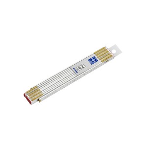 Mètre pliant LUX Classic, 2 m, en bois, plié.