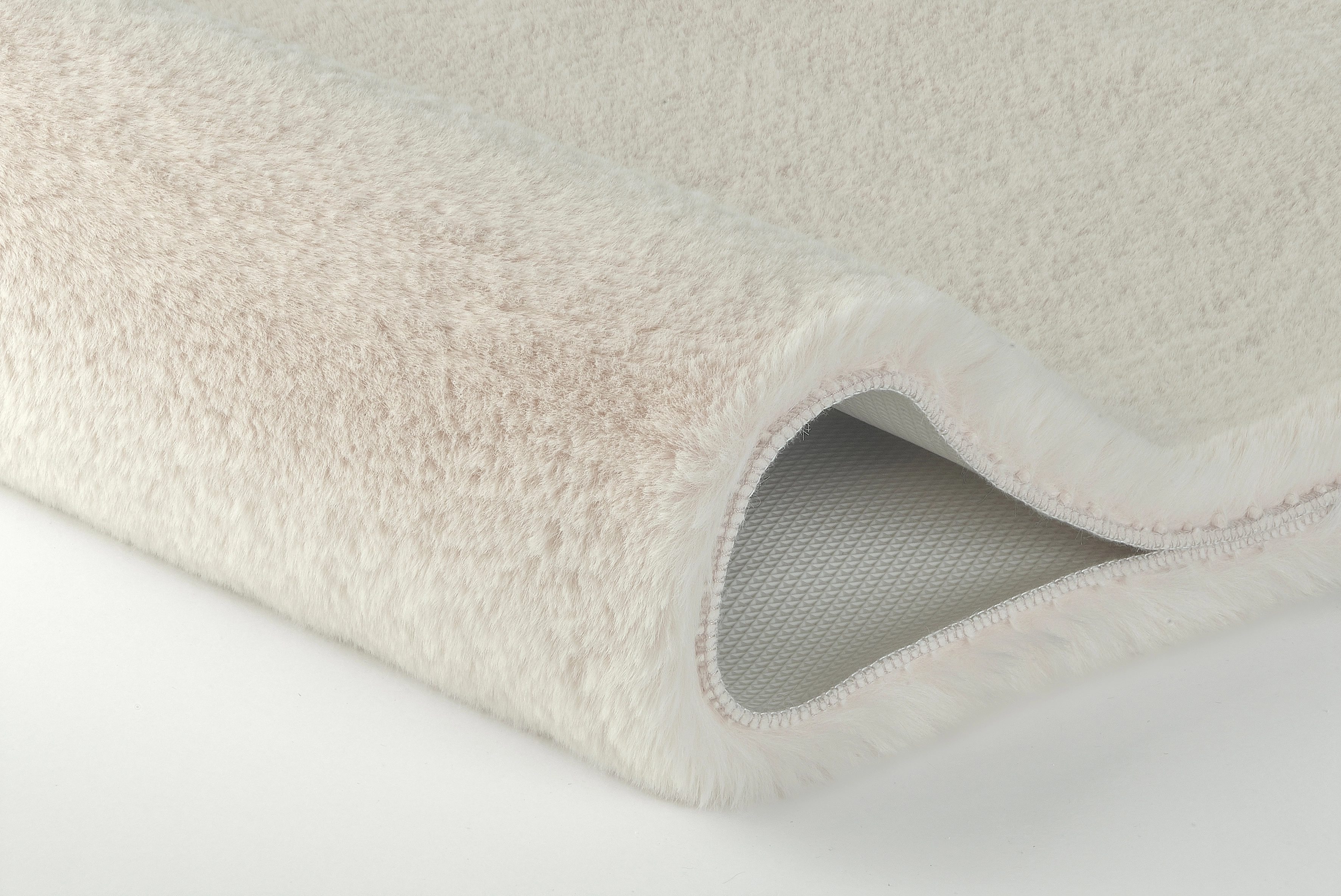 Kleine Wolke Tappeto da bagno Cony poliestere Beige 60 x 100 cm