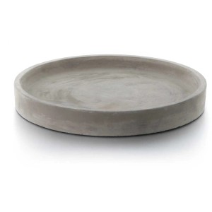 Balthasar Concreto Petite coupelle pour bougie, Ø 20 cm, en béton.