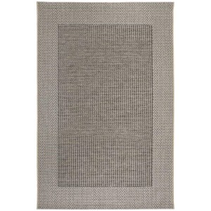 Tappeto Andiamo Clyde, beige-antracite, 160x230 cm, per interni ed esterni.