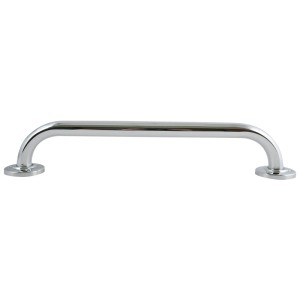 Barre d'appui MSV, 30 cm, acier chromé pour la sécurité dans la salle de bain.