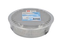 Suprex Lüftungsgitter-Stutzen Alu mit Lamellen und Insektenschutz Ø 147 mm