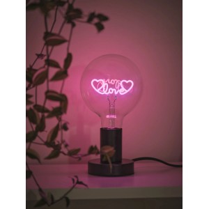 Osram LED-Tischleuchte 1906 Letter Table Love Schwarz E27 / 1,2 W / 40 lm