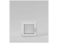 Roro Dreh-Kippfenster Standard Weiss/Weiss DIN links 60 x60 cm