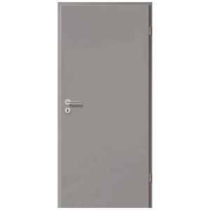 Porta interna grigia GetaDoor (GL446) 75x201,5 cm con maniglia e superficie CPL.