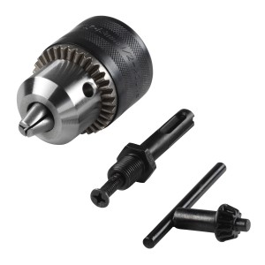 Wolfcraft SDS-Plus Set Economy: Mandrino, adattatore e chiave nel set da 3 pezzi.