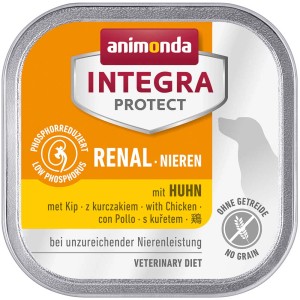 Animonda Integra Protect Renal Chicken, alimento umido per cani con insufficienza renale, senza cereali.