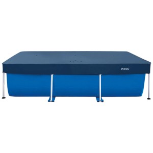 Bâche bleue Intex pour piscine Frame-Pool Family, 260x160 cm. Protection contre la saleté.