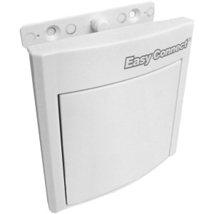 Interruttore ON/OFF Easy Connect bianco per sistemi di illuminazione esterna con portata di 300m.