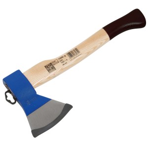 LUX Beil Comfort, 40 cm, 1 kg, con testa blu e manico in frassino.