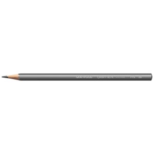 Caran d'Ache Graphitstift Graphite Line 3B, grauer Holzstift für Künstler und Techniker.