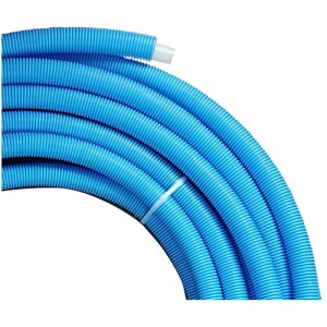Tuyau PEX Diaqua bleu 16 mm pour raccordements sanitaires, enroulé.