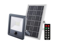 Steffen Solar-LED-Strahler Worklight Aluminium Grau 50 W