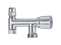 Techline Anschlussventil Messing verchromt 3/8