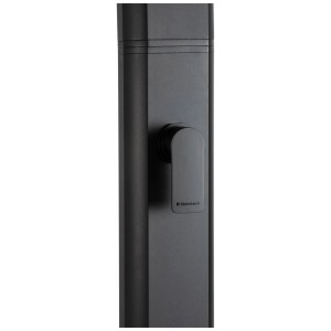 Dettaglio: Doccia solare Steinbach Compact 25 l con valvola e attacco per tubo da giardino.