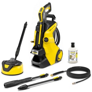 Nettoyeur haute pression Kärcher K5 Power Control Home & Pipe avec accessoires et nettoyant pierre.