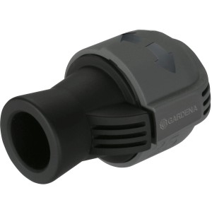 Raccord Gardena 25 mm x 19 mm pour systèmes d'arrosage, vue détaillée.