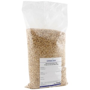 Sacco di trucioli di faggio Eric Schweizer, 6-8 mm, 4 kg, per sabbia e lettiera per uccelli.
