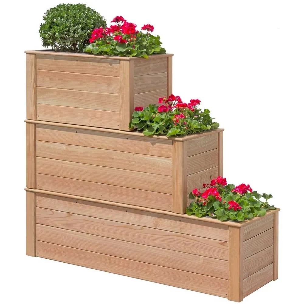 Dekorie Blumenkasten Aus Massivem Kiefernholz Mit Schriftzug – 12x60x15 Cm, Handgefertigt