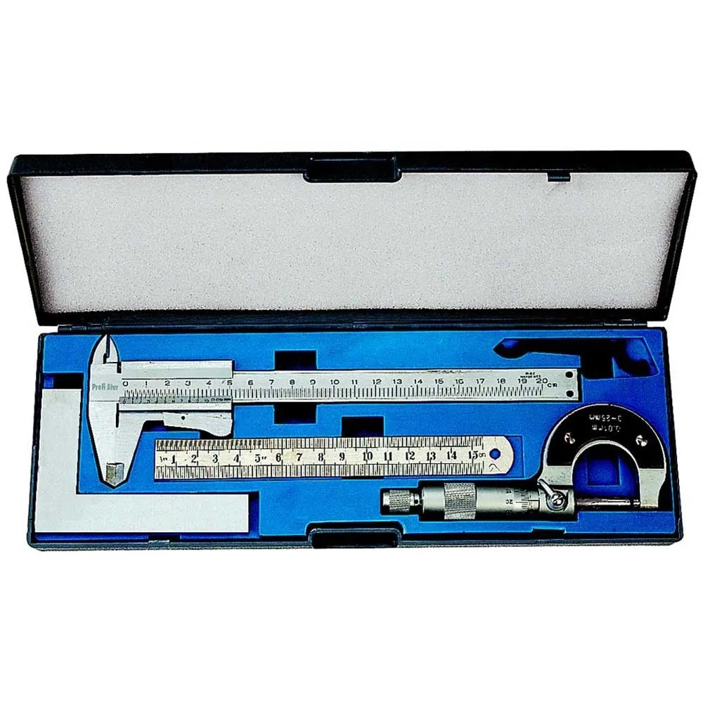 Technocraft Set d'instruments de mesure de précision 4 pcs